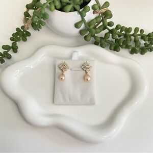 Freshwater Pearl Star Dangle Earring